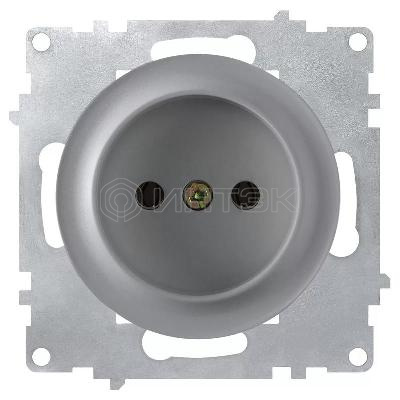 Розетка 1-м СП Florence 16А IP20 без заземл. винтов. клеммы механизм сер. (1E10301302) OneKeyElectro 2172835 изображение, фото