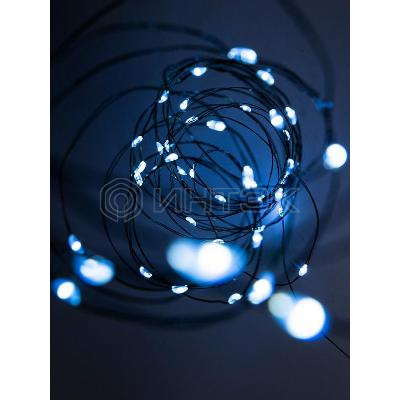 Гирлянда "Роса" DC-G06-120W 120 microLED 12.1м. 8реж. 3хAA бел. ФАZА 5059627 изображение, фото