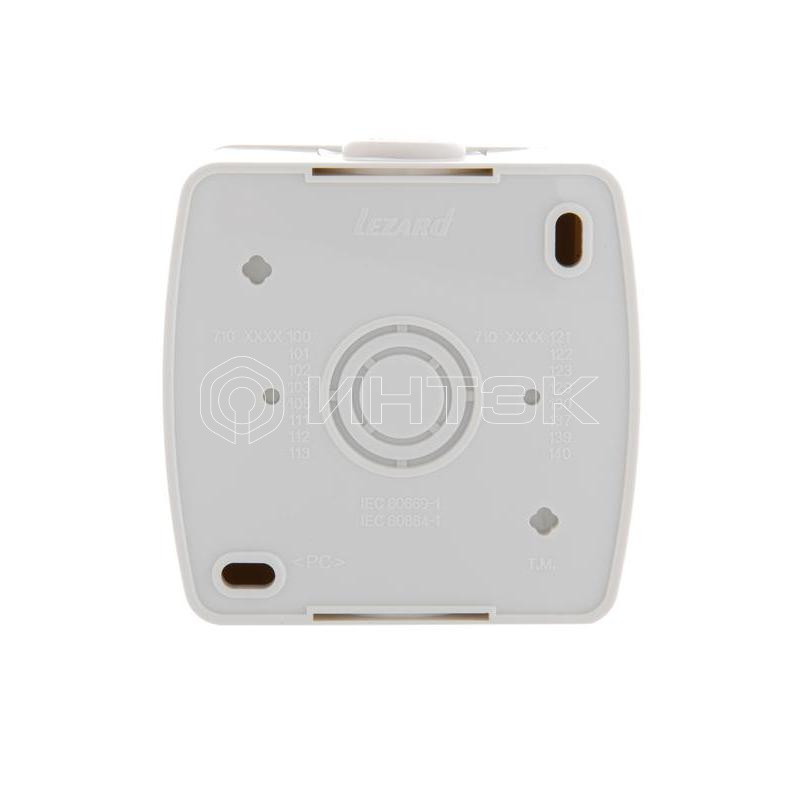 Розетка компьютерная 1-м ОП Nata RJ45 бел. LEZARD 710-0200-139 изображение, фото