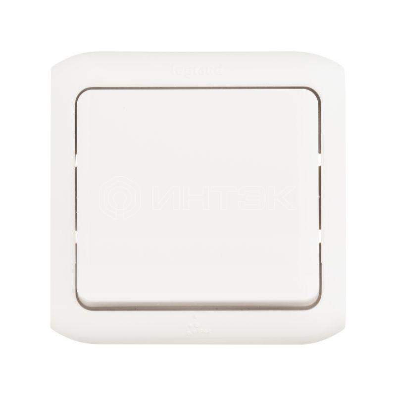 Переключатель проходной 1-кл. ОП Quteo 10А IP44 250В 10AX бел. Legrand 782304 изображение, фото
