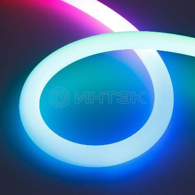 Лента светодиодная SPI-MOONLIGHT-TOP-G180-D40мм 12V RGB 360deg 21.6Вт/м IP65 wire x1 прямой вывод герметичная (уп.5м) Arlight 048828 изображение, фото