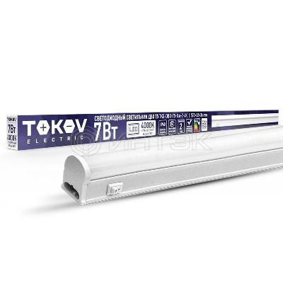 Светильник светодиодный ДБО Т5 7Вт 4К IP40 TOKOV ELECTRIC TKE-DBO-T5-0.6-7-4K изображение, фото
