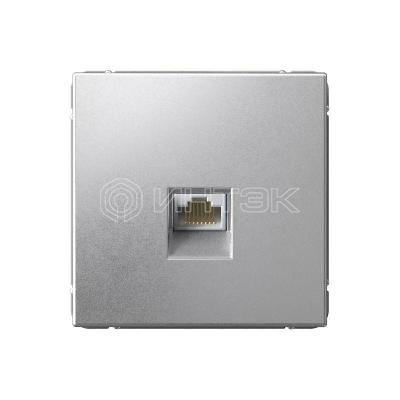 Розетка компьютерная ArtGallery RJ45 кат.6A механизм алюм.  Systeme Electric GAL000386 изображение, фото