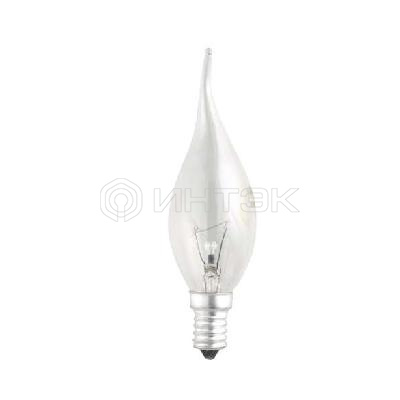 Лампа накаливания CT35 60W E14 clear "Свеча на ветру" JazzWay 3321468 изображение, фото