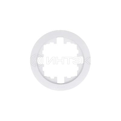 Рамка 1-м O Systeme ElectricN горизонт. круглая бел. LEZARD 744-0200-146 изображение, фото