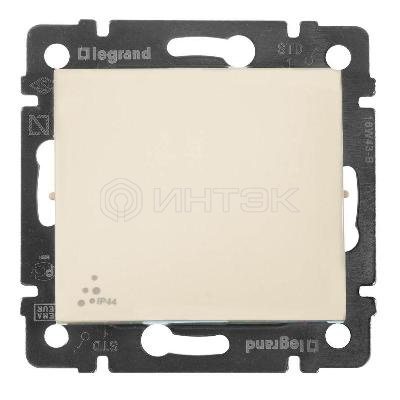 Выключатель 1-кл. СП Valena 10А IP44 250В механизм сл. кость  Legrand 774101 изображение, фото