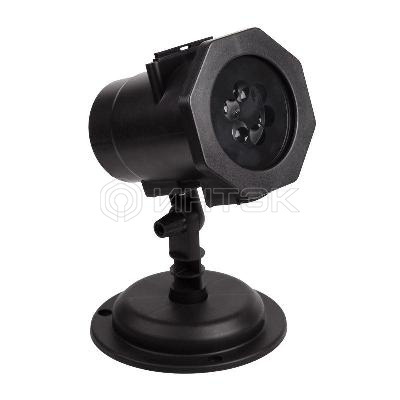 Проектор светодиодный 4LED RGBW 4Вт 12В IP44 12 сменных слайдов Neon-Night 601-262 изображение, фото