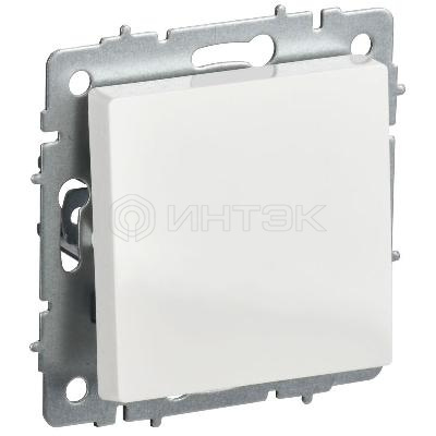 Выключатель проходной 1-кл. Brite 10А ВС10-1-6-БрБ механизм бел. IEK BR-V12-0-10-K01-PRO изображение, фото