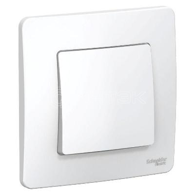 Переключатель проходной 1-кл. СП Blanca 10А IP20 (сх. 6) 250В бел.  Systeme Electric BLNVS010601 изображение, фото