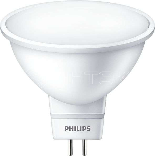 Лампа светодиодная ESS LED 5-50Вт MR16 120D 4000К нейтр. бел. 220В PHILIPS 929001844608 изображение, фото