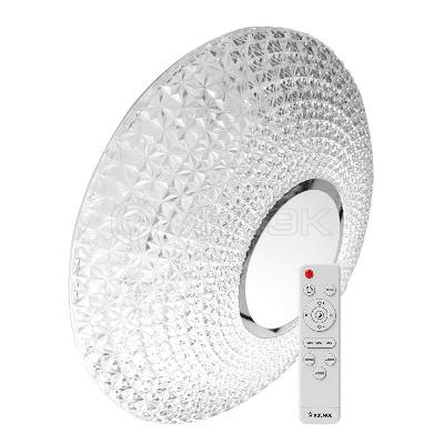 Светильник светодиодный PREMIUM CRYSTAL 75Вт 230В 3000-6500К 6000лм IP40 505х125мм настенно-потолочный управляемый с пультом ДУ КОСМОС KSCrys75W изображение, фото