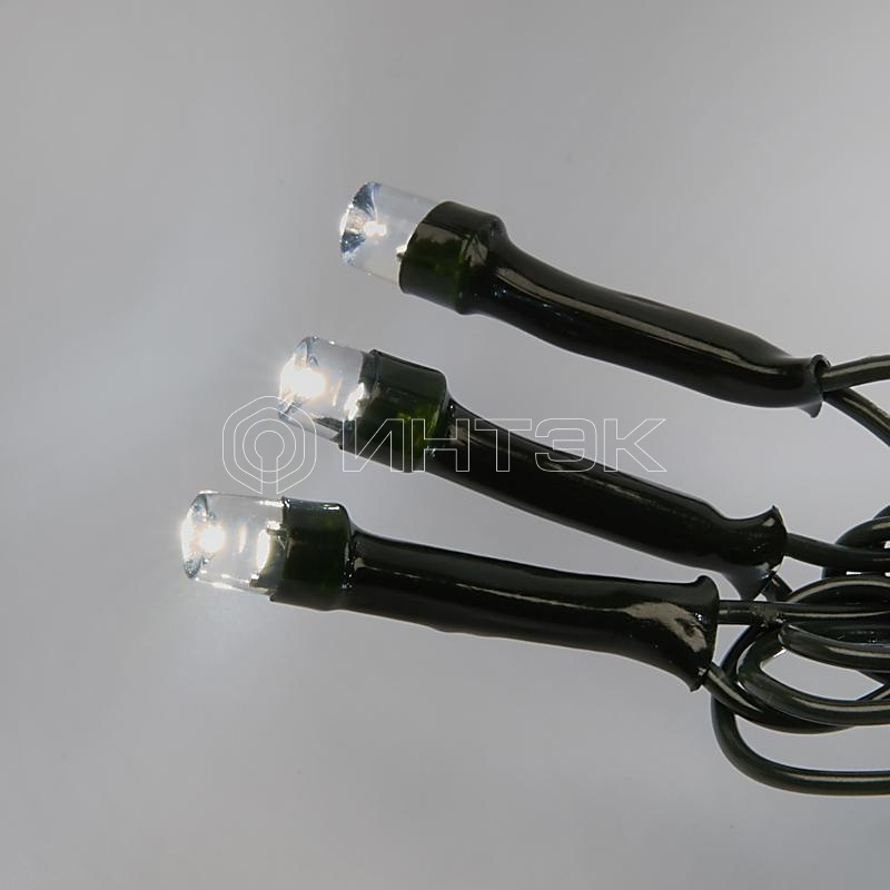 Гирлянда LED ULD-S2000-200/DGA WHITE IP20 20м 200 диодов бел. свет провод зел. Uniel UL-00007309 изображение, фото