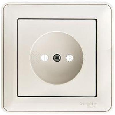 Розетка 1-м СП W59 16А IP20 без заземл. защ. шторки бел. Systeme Electric RS16-151-18 изображение, фото