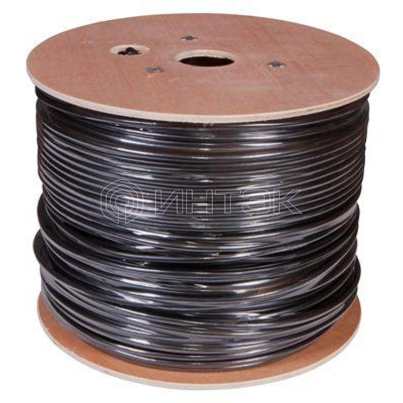 Кабель витая пара F/UTP кат.5e 4х2х24AWG solid PE OUTDOOR медь наружн. прокл. черн. (м) PROCONNECT 01-0154 изображение, фото