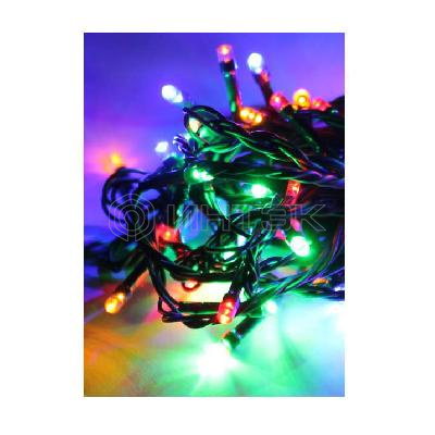 Гирлянда светодиодная 100LED зел. провод 10.8м 8 режимов мигания IP20 мультиколор Космос KOC_GIR100LED_RGB изображение, фото