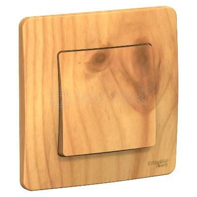 Переключатель проходной 1-кл. СП Blanca 10А IP20 (сх. 6) 250В ясень Systeme Electric BLNVS010605 изображение, фото