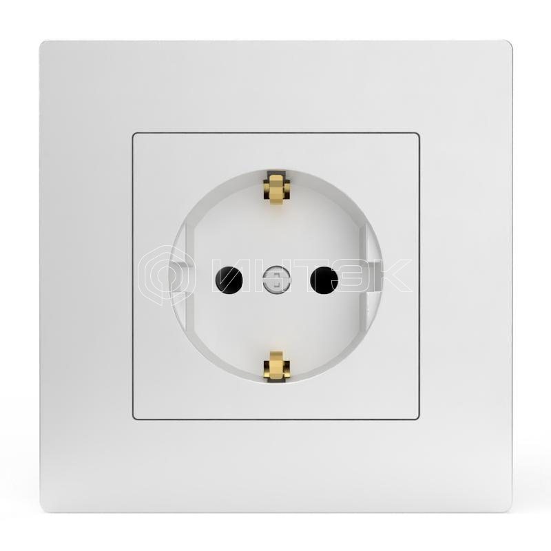 Розетка 1-м СП Pixel 16А IP20 с заземл. защ. шторки в сборе бел. TOKOV ELECTRIC TKE-PX-R1FZSF-C01 изображение, фото