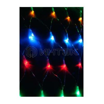 Гирлянда Сеть 320LED 2.3х2.1м с контроллером (разные режимы мигания) провод 2.1м IP20 мультиколор Космос KOC_NET320LED_RGB изображение, фото