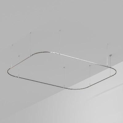 Трек ART-APRIORI-RECTANGLE-SOFT-HANG-4500х3500 TN IP20 метал. Arlight 054516 изображение, фото