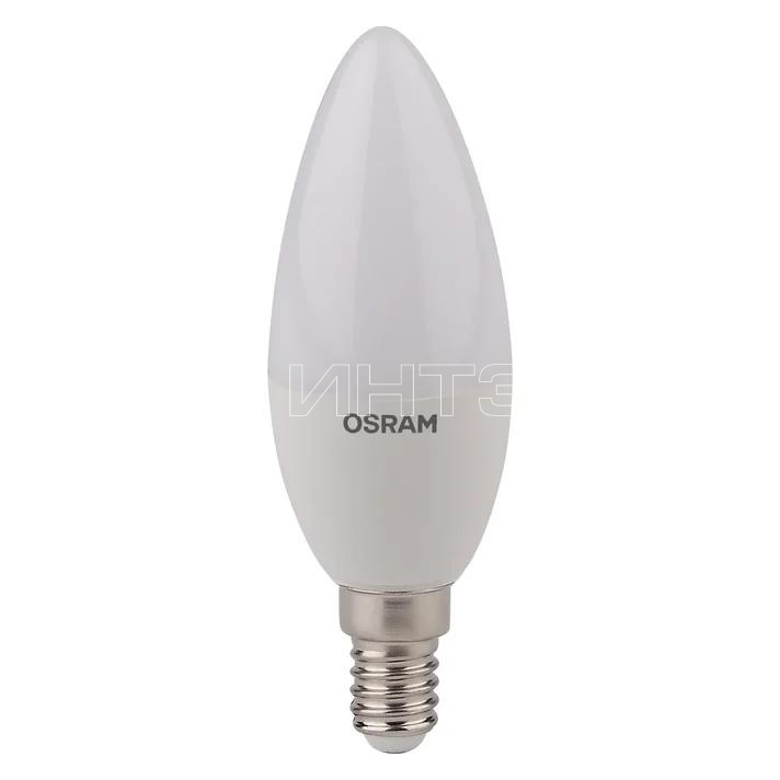 Лампа светодиодная LED Star Classic B 40 5W/827 5Вт свеча матовая 2700К тепл. бел. E14 470лм 220-240В пластик. OSRAM 4052899971608 изображение, фото