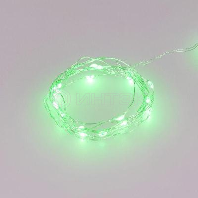 Гирлянда светодиодная ARD-DEW-HOME-2000-CLEAR-20LED-STD Green 3V Battery Pack IP20 Ardecoled 048704 изображение, фото