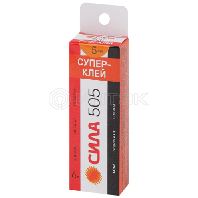 Супер-клей 6г 505-6 пластик (туба в кор.) СИЛА Б0033120 изображение, фото