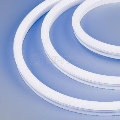 Лента светодиодная WAVE-SIDE-A120-12x25mm 230В Blue 12Вт/м IP67 wire x2 грибовидная форма герметичная (уп.50м) Arlight 051946 изображение, фото