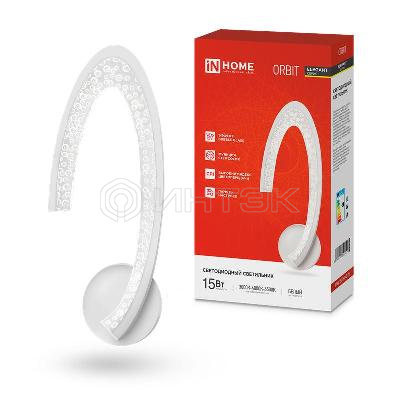 Светильник светодиодный ELEGANT ORBIT 15Вт 3000-6500К 1200лм 230В STEP COLOR бел. IN HOME 4690612051451 изображение, фото