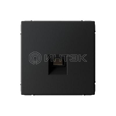 Розетка компьютерная ArtGallery RJ45 кат.6A механизм карбон  Systeme Electric GAL001086 изображение, фото