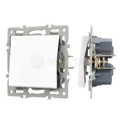 Механизм выключателя одноклавишный перекрестный SWT-MKX1-PL-WH (250В 16А) Arlight 043718 изображение, фото