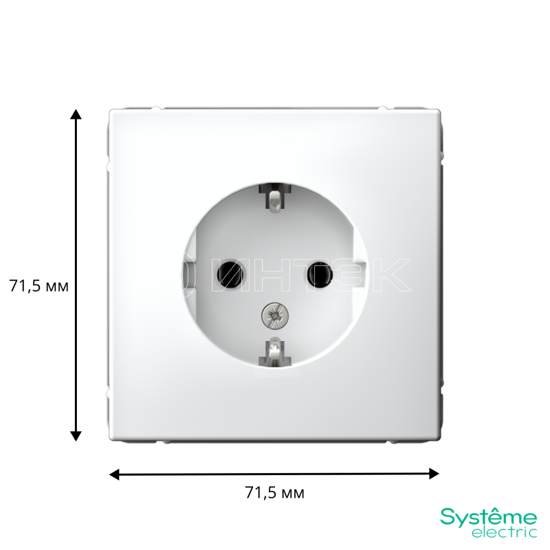 Розетка ArtGallery 16А с заземл. механизм бел.  Systeme Electric GAL000143 изображение, фото