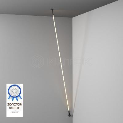 Светильник FLEX 86Вт 3000К IP20 24В DC 360град. трос в оплетке со светодиодом 5м черн. DENKIRS 732103 изображение, фото