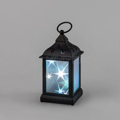 Фонарь декоративный 11х11х22.5см RGB эффект мерцания корпус черн. Neon-Night 513-064 изображение, фото