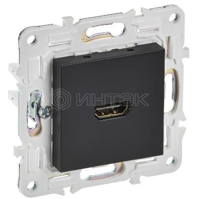 Розетка HDMI SKANDY SK-H01Bl черн. IEK SK-H10-K02 изображение, фото