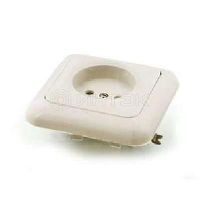 Розетка 1-м СП РС10-005 10А IP20 бел. БЕЛ. ЦЕРКОВЬ РС10-005 изображение, фото