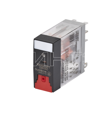 Реле 8А 2перекл. 230В AC тест кнопка LED Systeme Electric RSXG22P7 изображение, фото