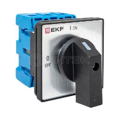 Переключатель кулачковый ПК-2-13 3П 63А "ВКЛ-ВЫКЛ" EKF pk-2-13-63 изображение, фото
