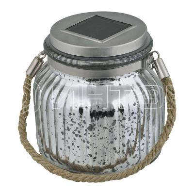 Светильник садовый USL-M-211/GN120 SILVER JAR IP44 солнечная батарея Uniel UL-00003209 изображение, фото