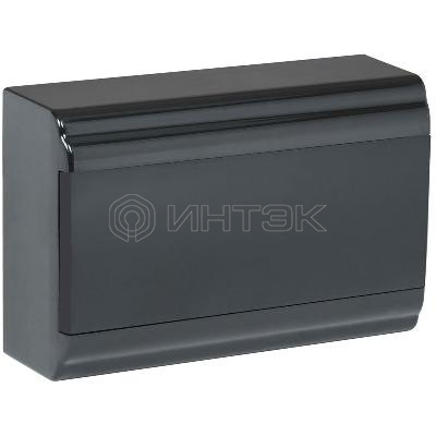 Корпус модульный навесной ЩРН-П-12 PRIME IP41 пластик. черн. IEK MKP13-N-01-12-41-K02 изображение, фото