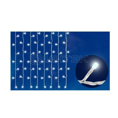 Гирлянда занавес светодиод. ULD-C1515-160/DTA WHITE IP20 с контроллером 160led 1.5х1.5м прозр. бел. UNIEL 06738 изображение, фото