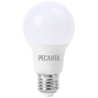 Лампа светодиодная РЕСАНТА LL-R-A60-9W-230-4K-E27 76/1/14 изображение, фото