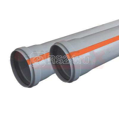Труба d110мм OPTIMA с раструбом (10) (дл.1.5м) VALFEX 211100150 изображение, фото