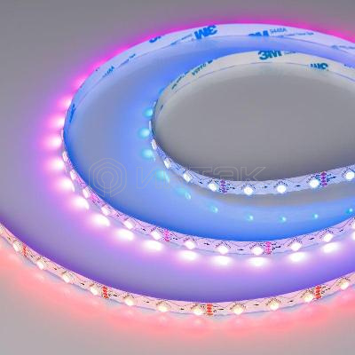 Лента светодиодная SPI-RZ-B60-8mm 12V RGB-PX1-BPT 9Вт/м IP20 5060 (уп.5м) Arlight 047382 изображение, фото