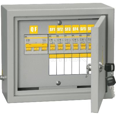 Щит ОЩВ-6/ОЩВ-3-63-6-0 (ВВ63А 6х16А) IP31 IEK MSM10-3N-06-31 изображение, фото