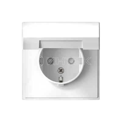 Розетка ArtGallery 16А IP20 с заземл. защ. шторки с крышкой механизм бел.  Systeme Electric GAL000146 изображение, фото