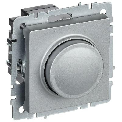 Светорегулятор СП BRITE пов-наж. 600Вт СС10-1-0-БрА механизм алюм. IEK BR-D20-0600-K47 изображение, фото