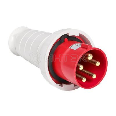 Вилка переносная 035 63А 3P+PE+N 380В IP67 EKF ps-035-63-380 изображение, фото