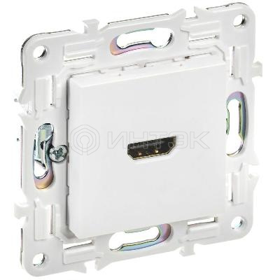 Розетка HDMI SKANDY SK-H01W арктич. бел. IEK SK-H10-K01 изображение, фото