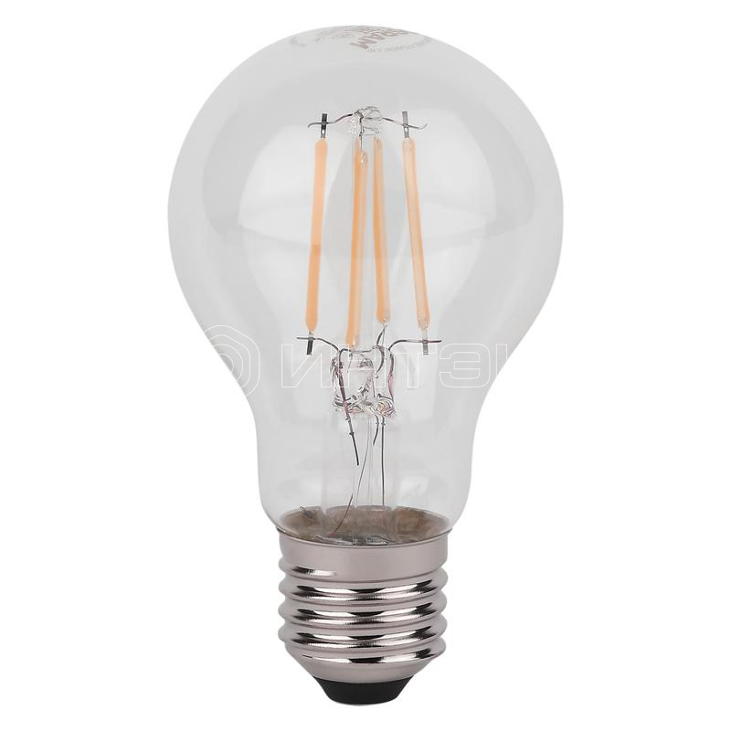 Лампа светодиодная филаментная LSCLA60 5W/827 230VFILCL 5Вт 2700К тепл. бел. E27 600лм A угол пучка 300град. 220-240В (замена 60Вт) прозр. стекло OSRAM 4058075683921 изображение, фото