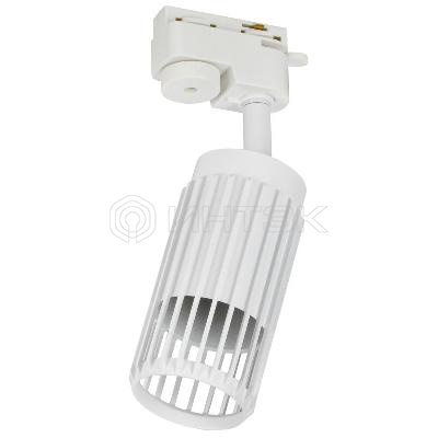 Светильник 4206 декоративный трековый GU10 бел. IEK LT-UPB0-4206-GU10-1-K01 изображение, фото